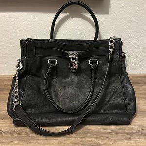 Large Michael Kors genuine leather bag